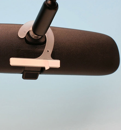 Adhesive Hanger on rearview mirror Adhesive Hanger on rearview mirror