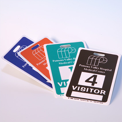 Plastic Badge - sample of color & copy changes Plastic Badge - sample of color & copy changes