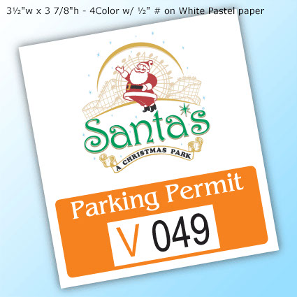 Printed Insert - Custom - 3½"w x 3 7/8"h - 4Color w/ ½" # on White Pastel paper Printed Insert - Custom - 3½"w x 3 7/8"h - 4Color w/ ½" # on White Pastel paper