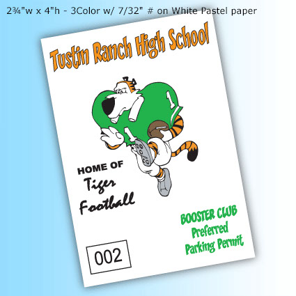 Printed Insert - Custom - 2¾"w x 4"h - 3Color w/ 7/32" # on White Pastel paper Printed Insert - Custom - 2¾"w x 4"h - 3Color w/ 7/32" # on White Pastel paper