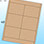 RediPerf Inserts - 6 up. Sheet - 8½"w x 11"h. Insert - 4"w x 3"h. Color - Tan. RediPerf Inserts - 6 up. Sheet - 8½"w x 11"h. Insert - 4"w x 3"h. Color - Tan.