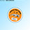 EconoQuick Decals - 2" diameter w/ 2 colors: Black & Orange & 3/16" #. White Vinyl - back adhesive EconoQuick Decals - 2" diameter w/ 2 colors: Black & Orange & 3/16" #. White Vinyl - back adhesive