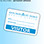 Lapel Stickers - 3"w x 2"h. White litho - permanent adhesive Lapel Stickers - 3"w x 2"h. White litho - permanent adhesive