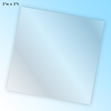 Square Kut Decals - Face Mount - 3"w x 3"h Square Kut Decals - Face Mount - 3"w x 3"h