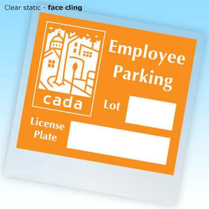 Square Kut Decals - Face Mount - Clear static - face cling Square Kut Decals - Face Mount - Clear static - face cling