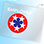 Square 2x2 w/Tab Decal - Clear static - face cling Square 2x2 w/Tab Decal - Clear static - face cling