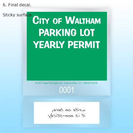 Write-On Decal - 6. Final decal. Write-On Decal - 6. Final decal.