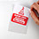 Adhesive Pockets - 3"w x 3"h w/ custom insert Adhesive Pockets - 3"w x 3"h w/ custom insert