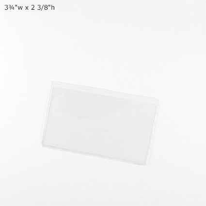 Adhesive Pockets - 3¾"w x 2⅜"h Adhesive Pockets - 3¾"w x 2⅜"h