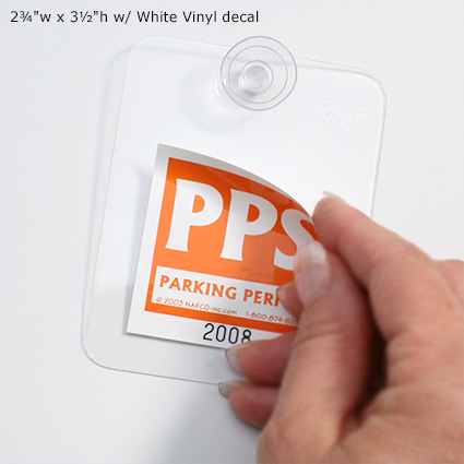 Display It! (TM) - 2¾"w x 3½"h w/ White Vinyl decal Display It! (TM) - 2¾"w x 3½"h w/ White Vinyl decal