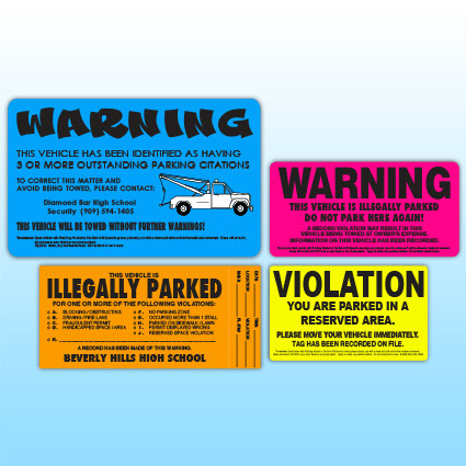 Warning Stickers - all 4 sizes Warning Stickers - all 4 sizes