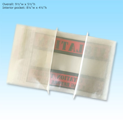 ZipBag (TM) - 9½"w x 5½"h ZipBag (TM) - 9½"w x 5½"h