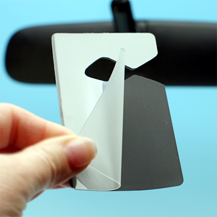 LamiTag (TM) Colored - clear top & black bottom sheets - unsealed LamiTag (TM) Colored - clear top & black bottom sheets - unsealed