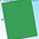 RediPerf Tags - 1 up. Sheet - 8½"w x 11"h. Color - Gamma Green. Tag - 8½"w x 11"h. Pack of 250.