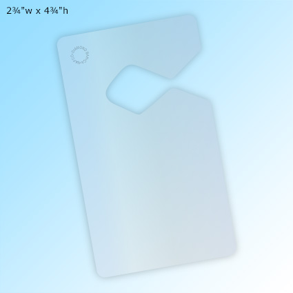RVM Hang Tag (TM) 2¾"w x 4¾"h RVM Hang Tag (TM) 2¾"w x 4¾"h